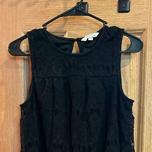 Black sleeves dress